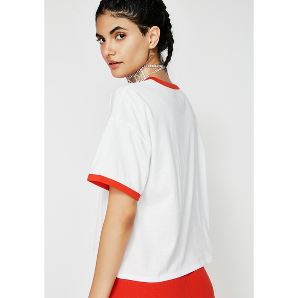 NWOT Juicy Couture Red and White Tee - Picture 2 of 4